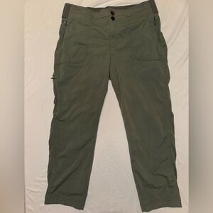 Athleta Athletic Pants Women's Size 8 Tall - Olive Green - Casual Workout Travel